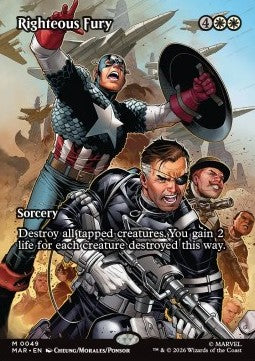 Righteous Fury - Marvel Source Material Cards (Mythic) [MAR-49]