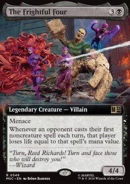The Frightful Four - Commander: Marvel Super Heroes: Extras (Rare) [XMSC-349]