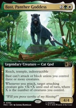 Bast, Panther Goddess - Commander: Marvel Super Heroes: Extras (Rare) [XMSC-392]