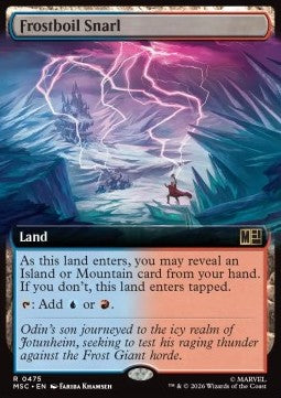 Frostboil Snarl - Commander: Marvel Super Heroes: Extras (Rare) [XMSC-475]