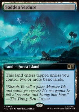 Sodden Verdure - Commander: Marvel Super Heroes: Extras (Rare) [XMSC-494]