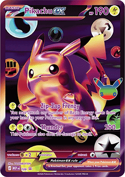 Pikachu ex - MEP Black Star Promos (Promo) [MEP-109]