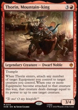 Thorin, Mountain-king - The Hobbit (Mythic) [HOB-114]
