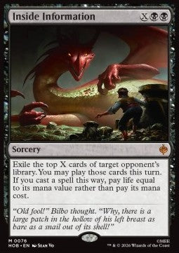 Inside Information - The Hobbit (Mythic) [HOB-76]