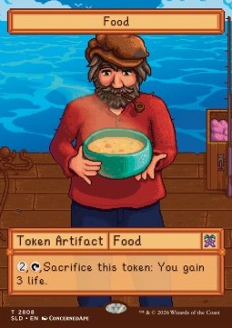 Food Token - Secret Lair Drop Series: Superdrop of the Moonlight Jellies (Token) [SLDSMJ-2808]