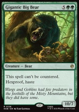 Gigantic Big Bear - The Hobbit (Rare) [HOB-126]
