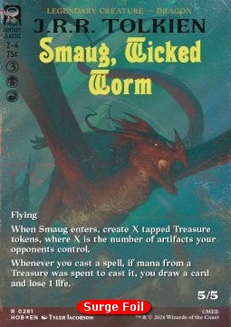 Smaug, Wicked Worm (V.2) - The Hobbit: Extras (Rare) [XHOB-281]