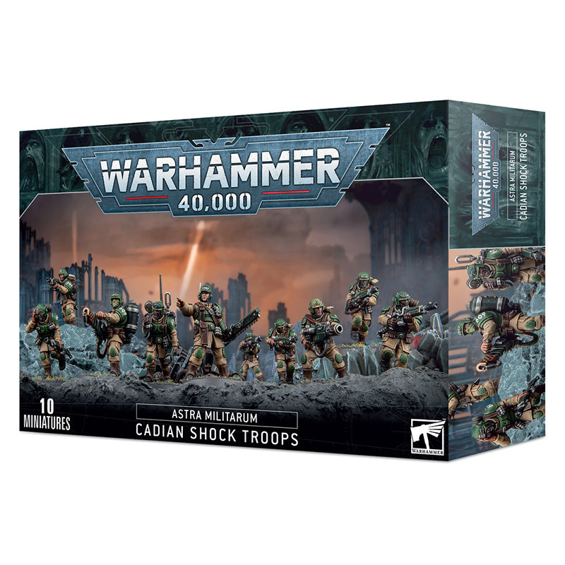 Astra Militarum: Cadian Shock Troops box