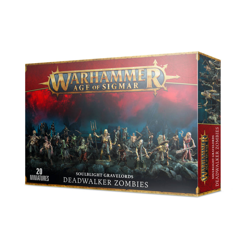 Soulblight Gravelords Deadwalker Zombies 20 miniatures retail box