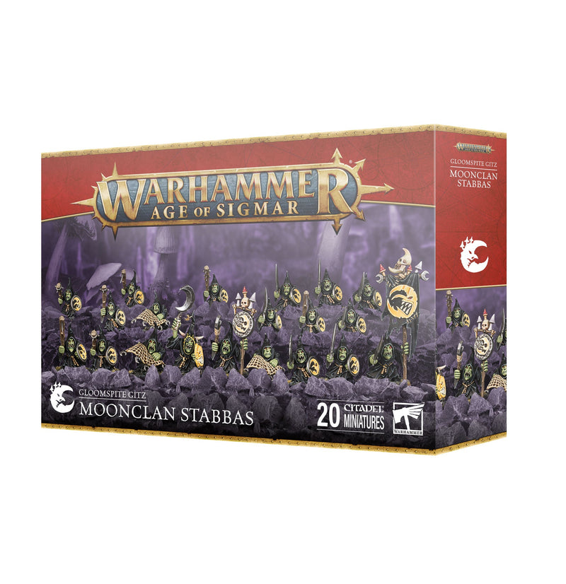 Gloomspite Gitz Moonclan Stabbas retail box