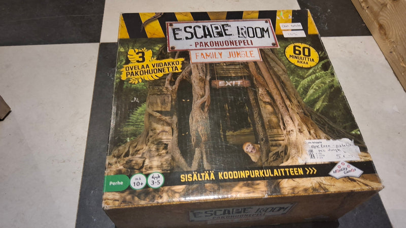 Käytetty ESCAPE ROOM PAKOHIONEPELI FAMILY JUNGLE lautapeli