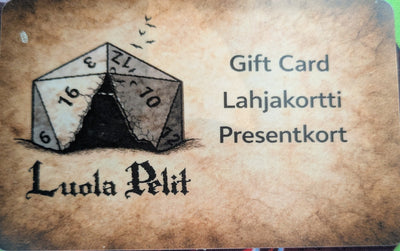 Lahjakortti / Presentkort / Gift card