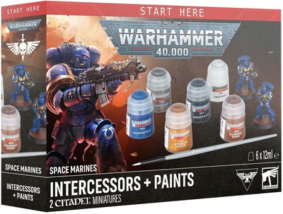 Space Marines: Intercessors + Paints