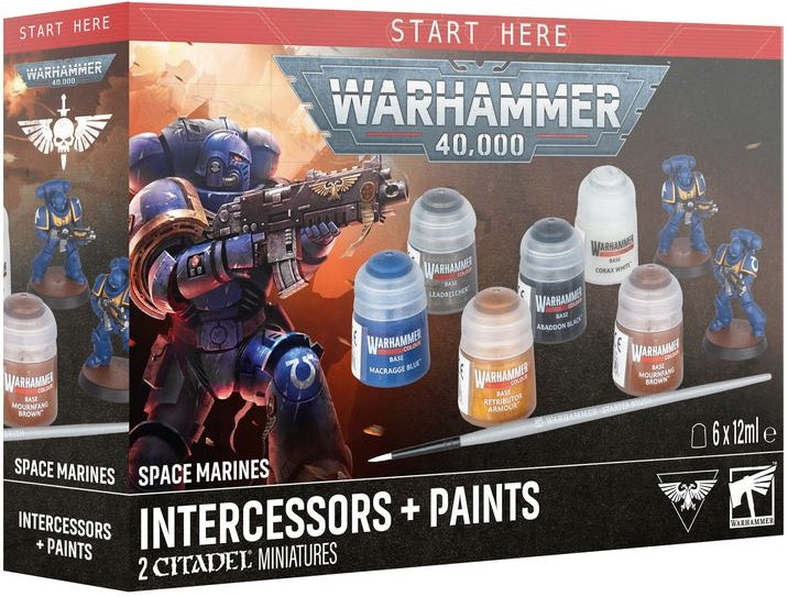 Space Marines: Intercessors + Paints box